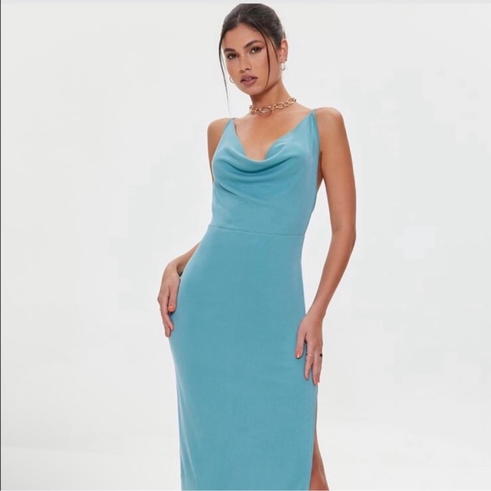 Forever 21 Teal Maxi Dress